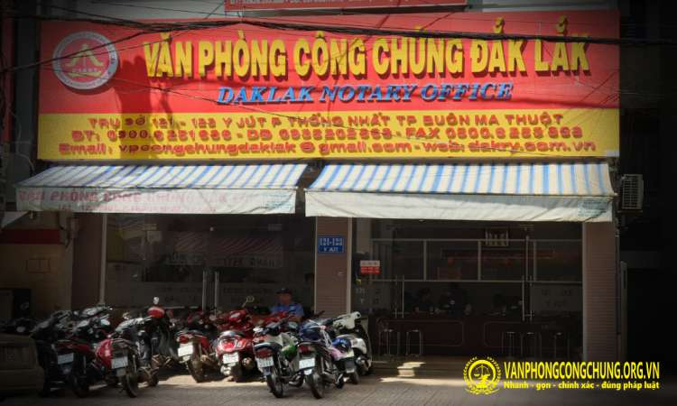 Văn phòng công chứng Đắk Lắk
