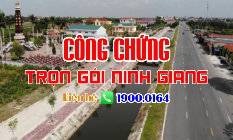 Văn phòng công chứng Ninh Giang - Hải Dương