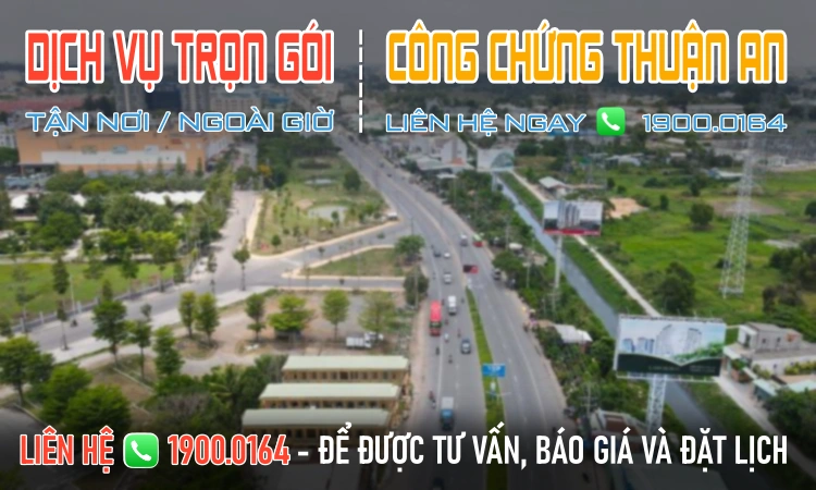 Văn phòng công chứng Thuận An – Bình Dương