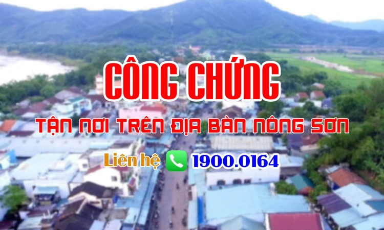 Văn phòng công chứng Nông Sơn - Quảng Nam